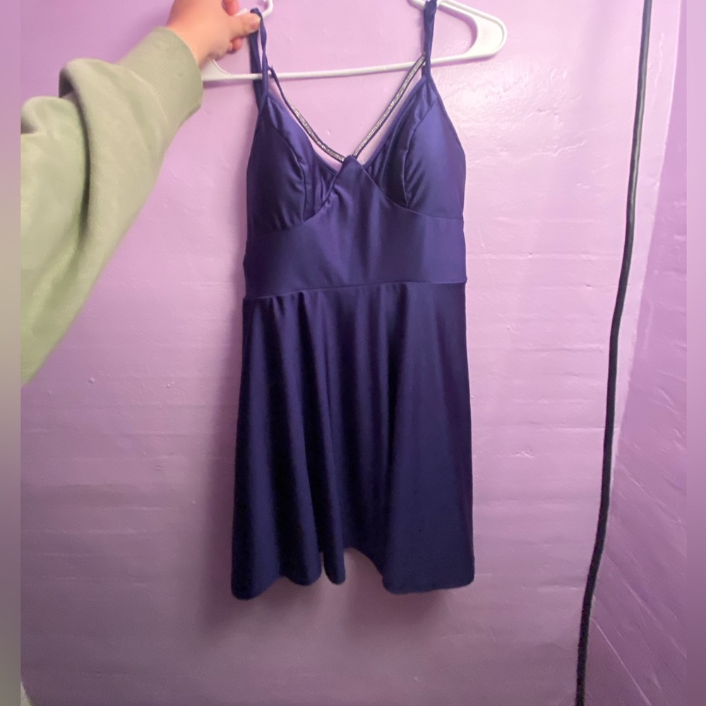 Navy Blue Homecoming Dress